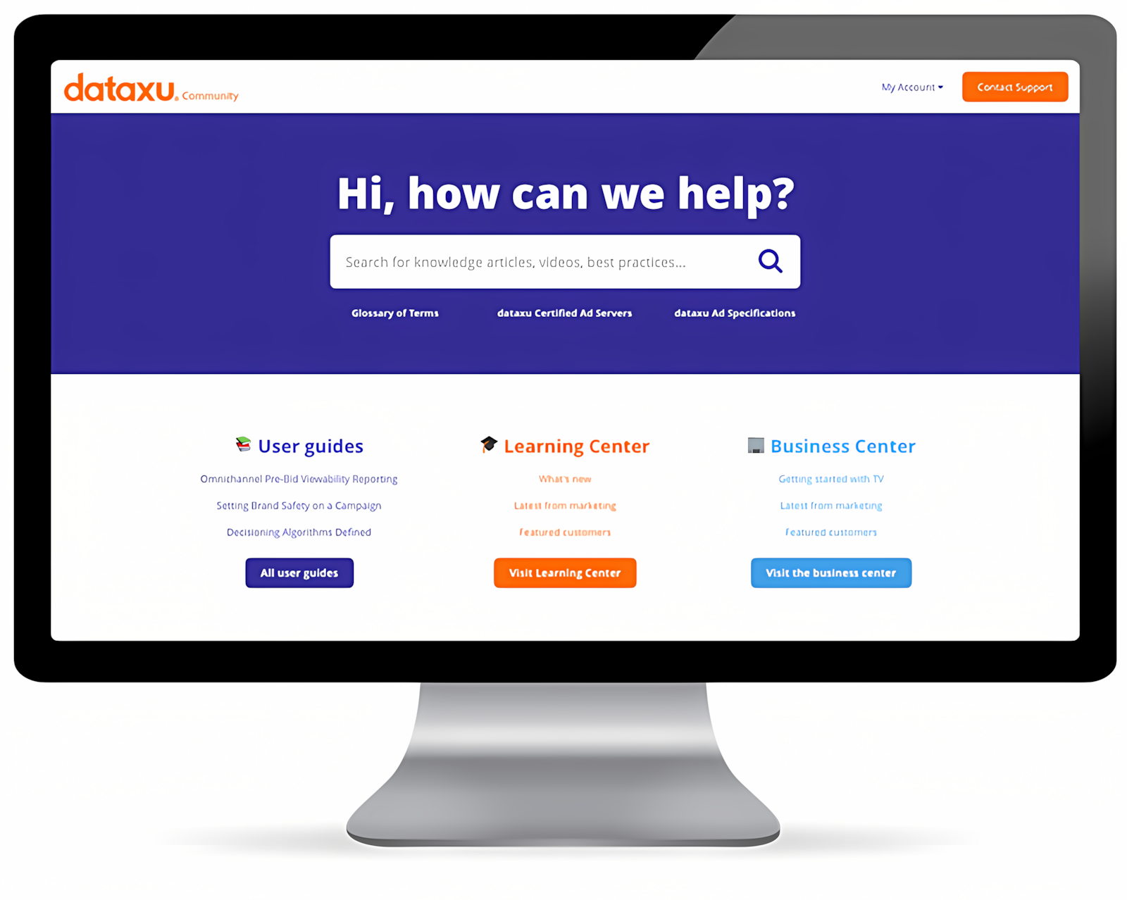 dataxu community final mockup