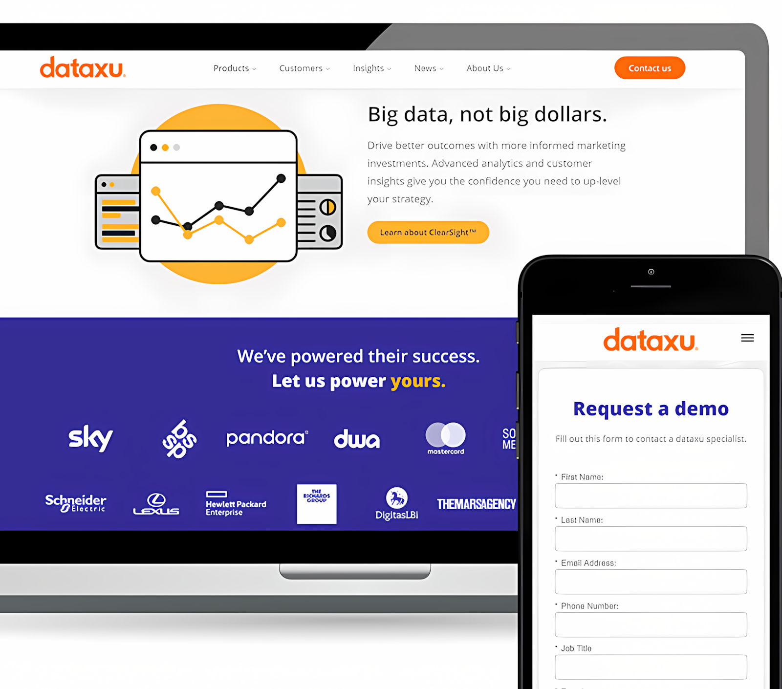 desktop and mobile demo