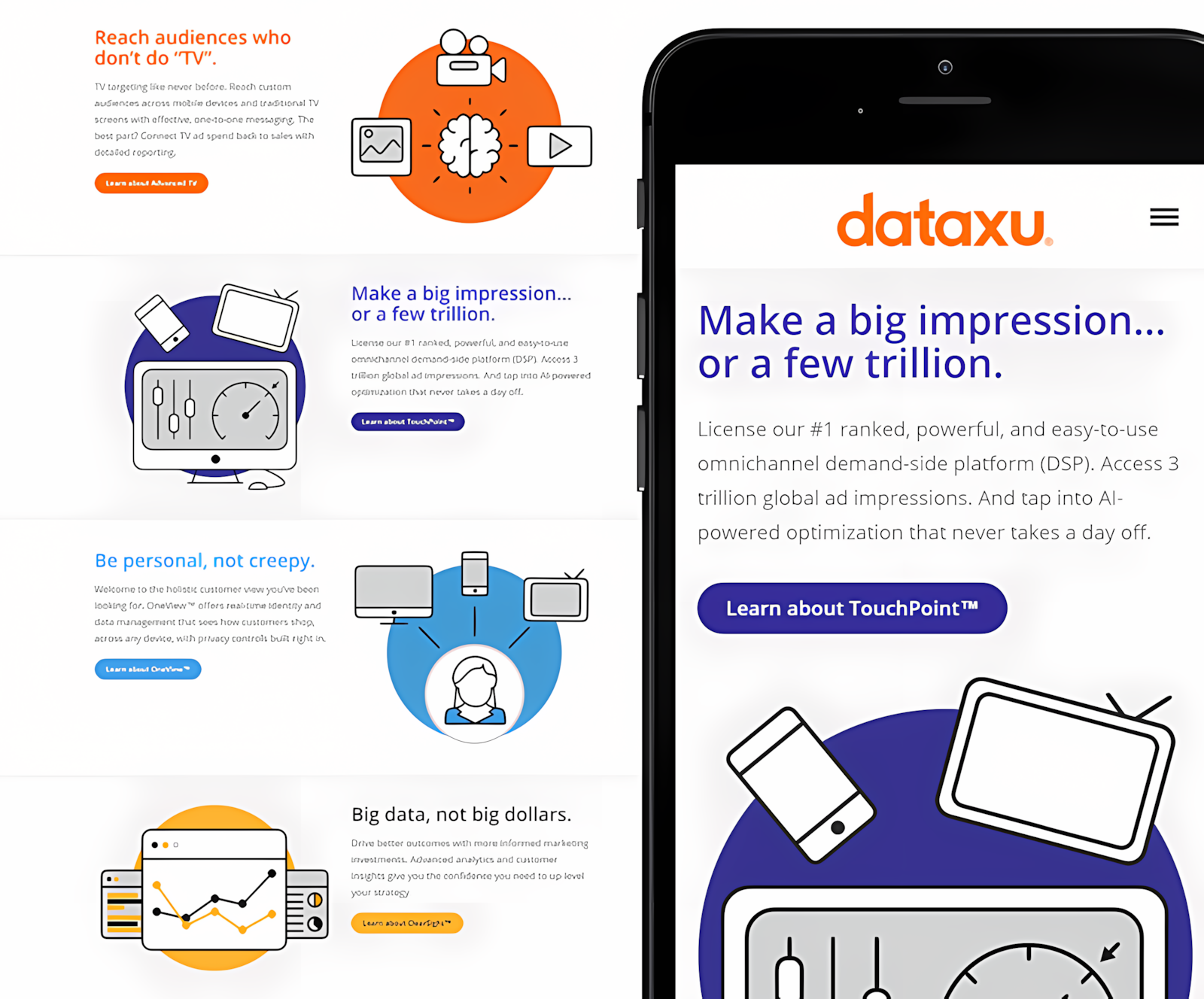 desktop and mobile preview