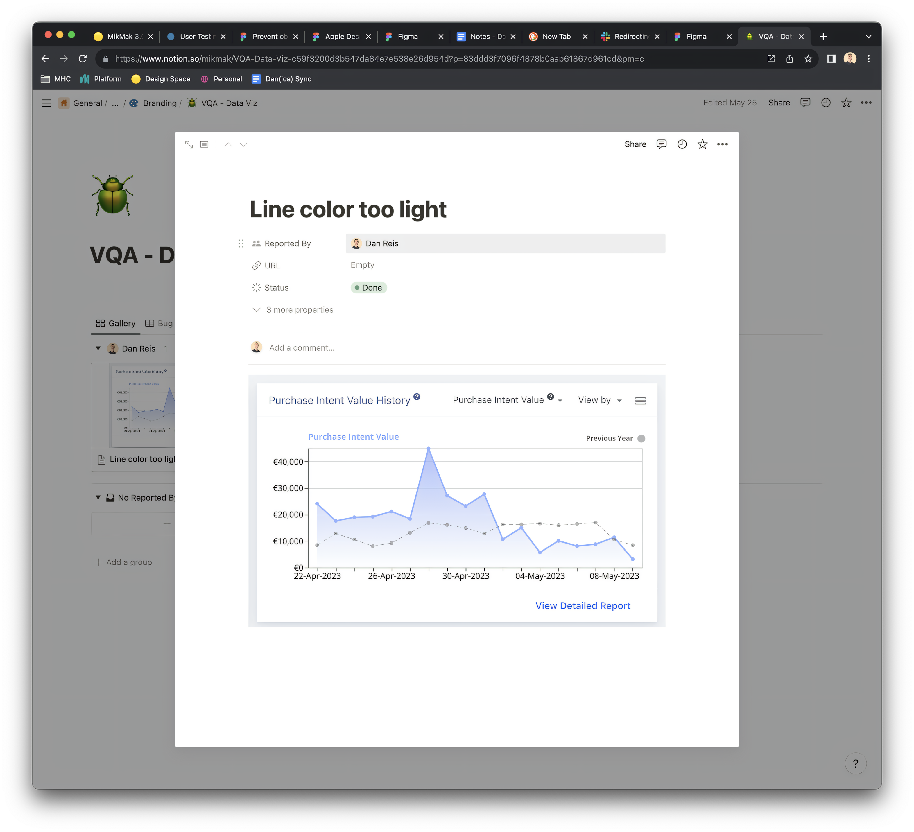 Visual quality assurance example demonstrating contrast and accessibility improvements