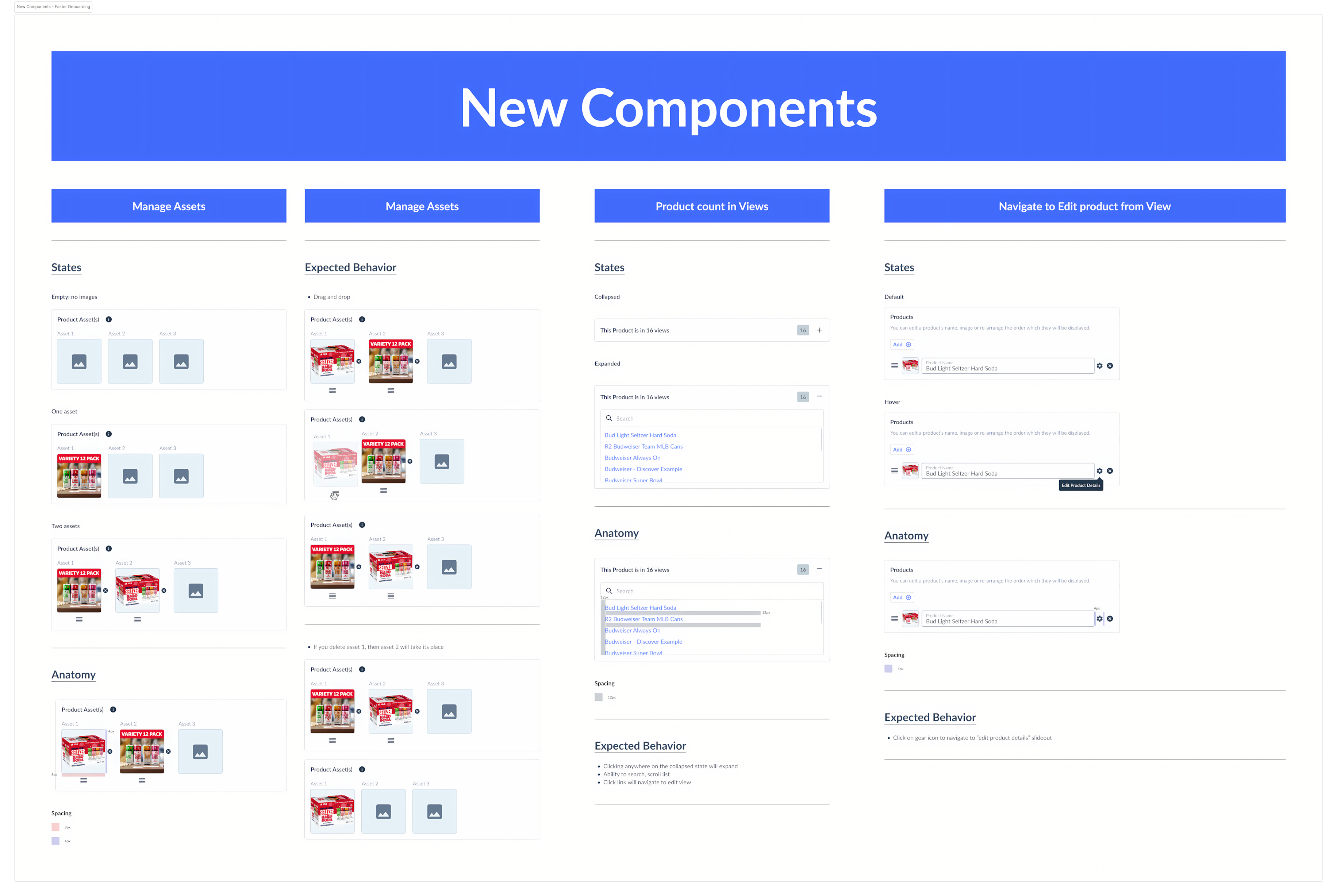 Preparing detailed component specifications for engineering